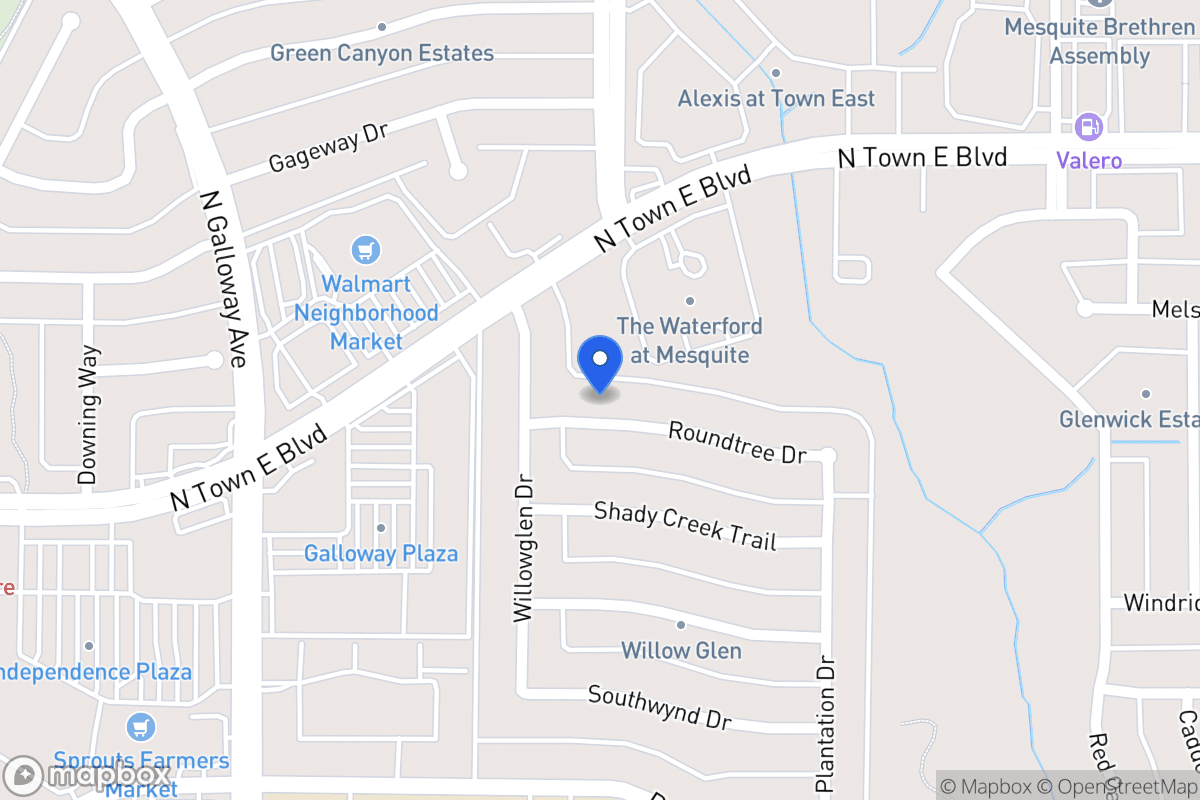 Map of 717 Roundtree Dr