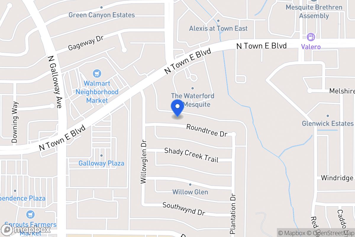 Map of 709 Roundtree Dr