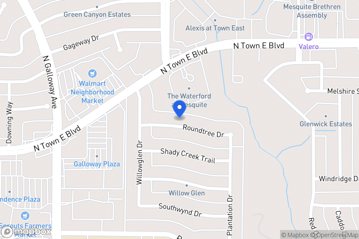 Map of 705 Roundtree Dr