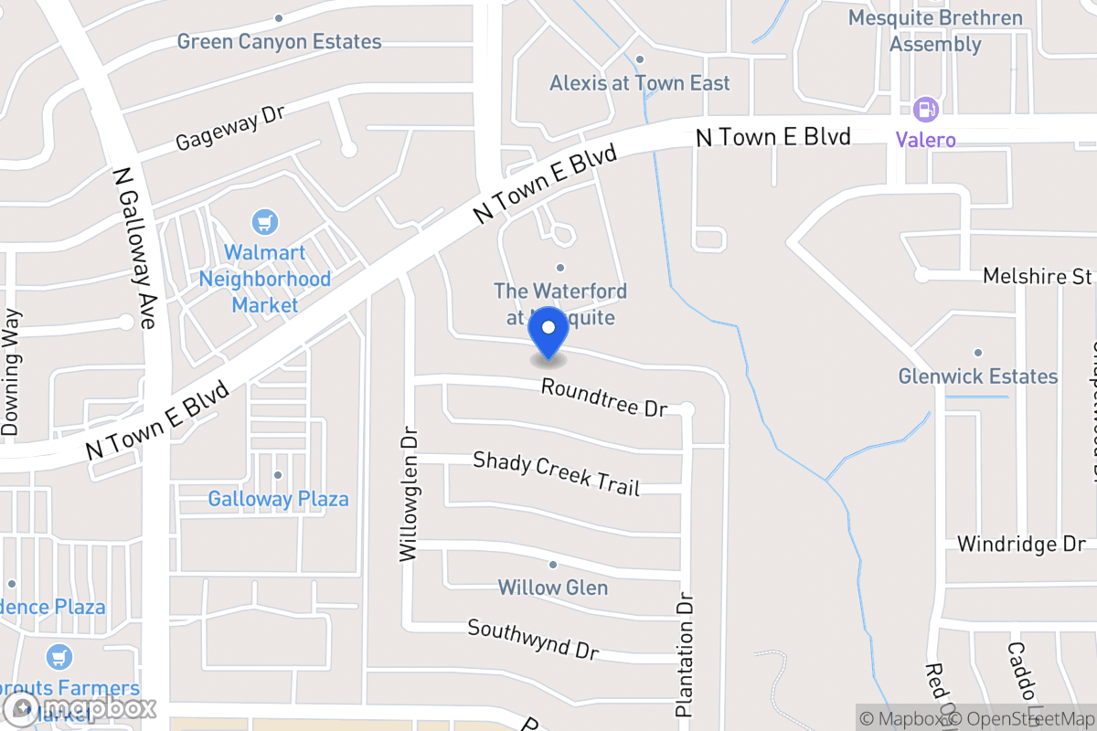 Map of 701 Roundtree Dr
