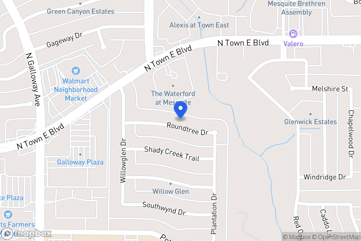 Map of 625 Roundtree Dr