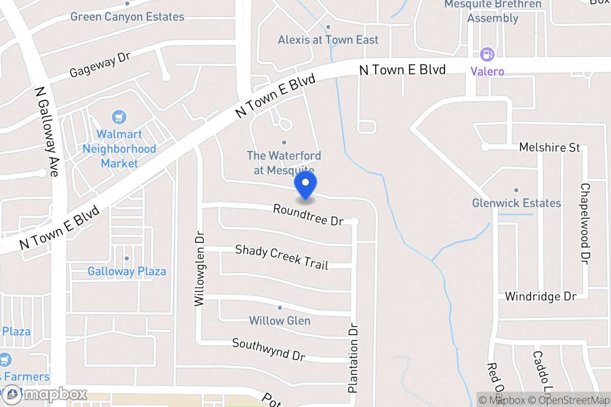 Map of 621 Roundtree Dr