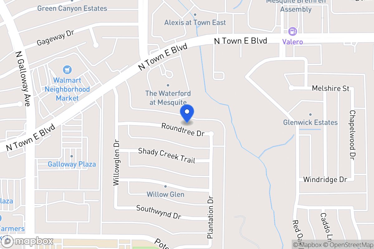 Map of 617 Roundtree Dr
