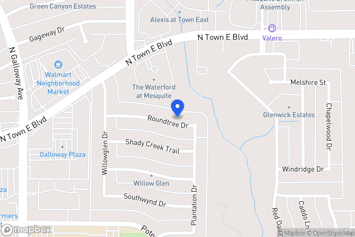 Map of 613 Roundtree Dr