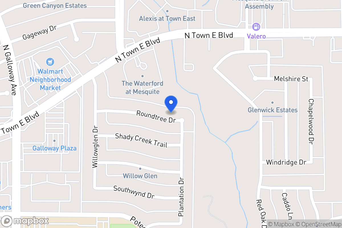 Map of 609 Roundtree Dr