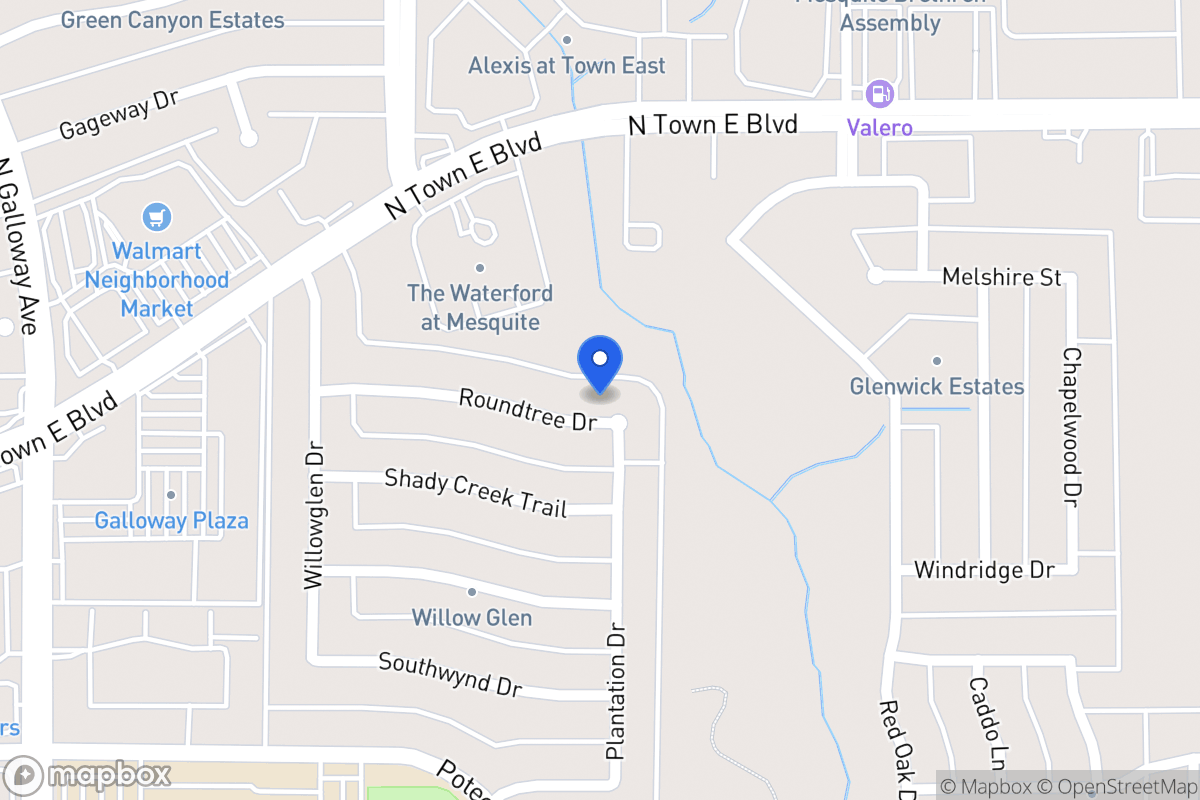 Map of 605 Roundtree Dr
