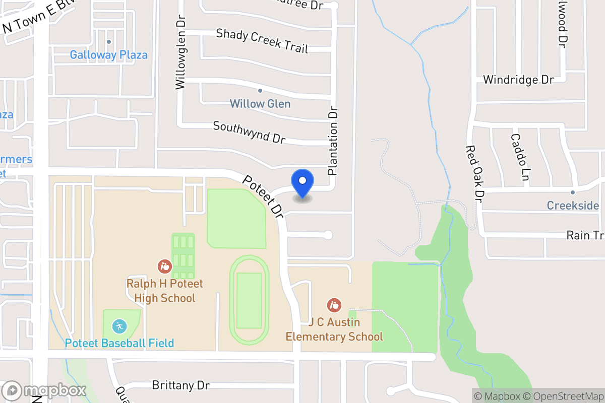 Map of 624 Plantation Dr