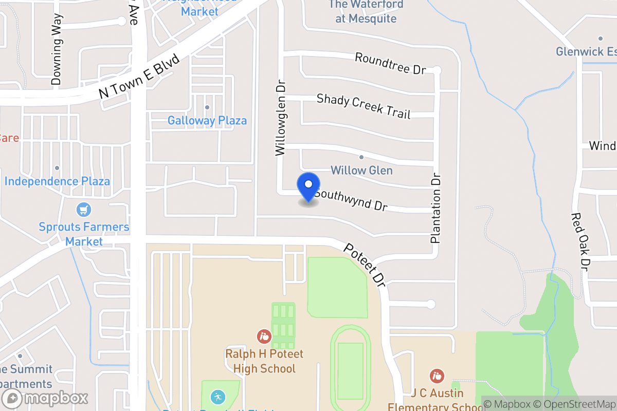Map of 716 Southwynd Dr