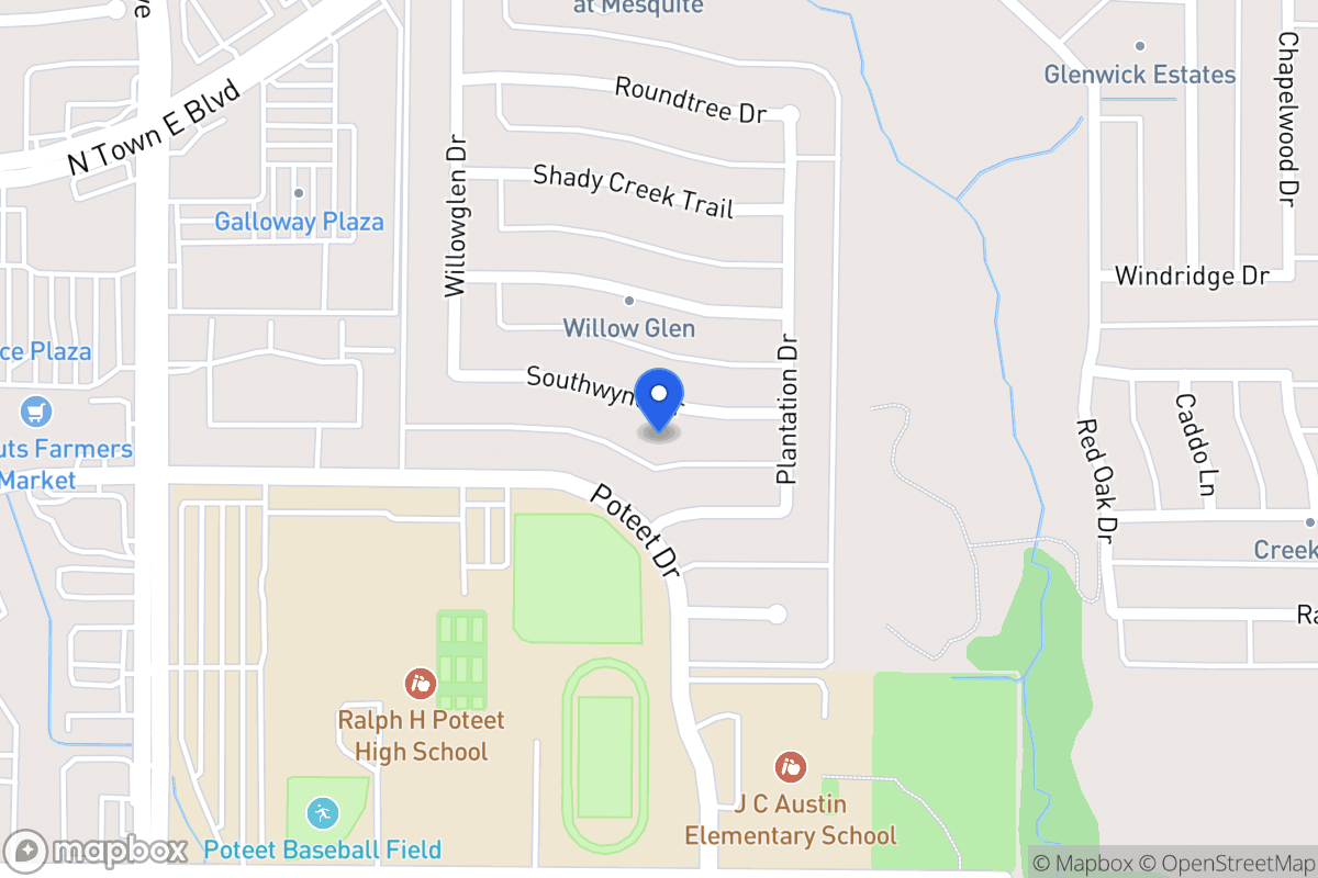 Map of 620 Southwynd Dr
