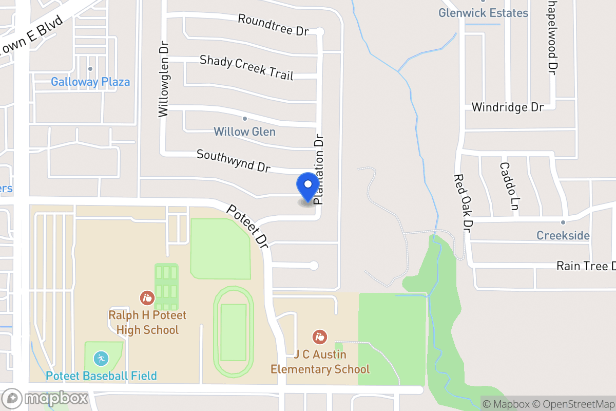 Map of 617 Plantation Dr