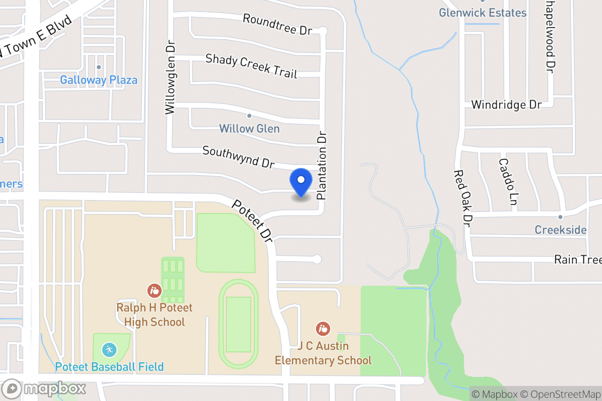 Map of 621 Plantation Dr