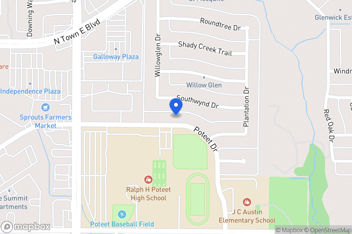 Map of 3225 Poteet Dr
