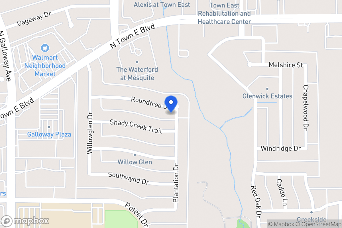 Map of 602 Roundtree Dr