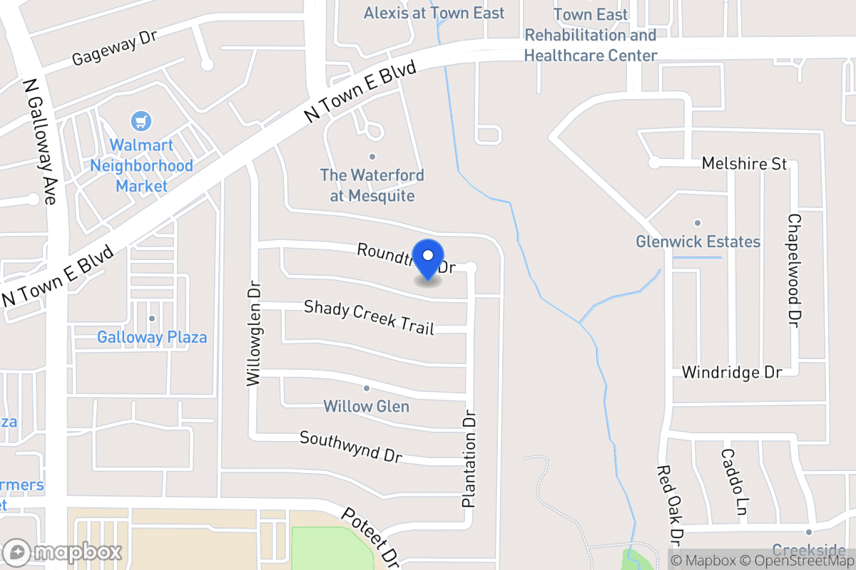 Map of 610 Roundtree Dr
