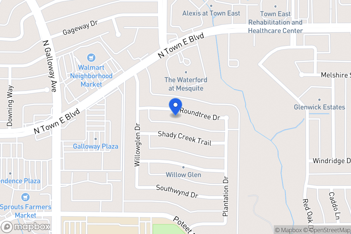Map of 702 Roundtree Dr