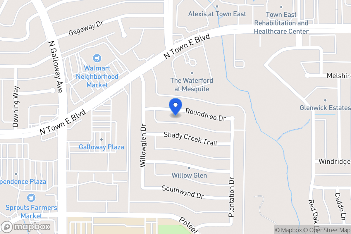 Map of 706 Roundtree Dr