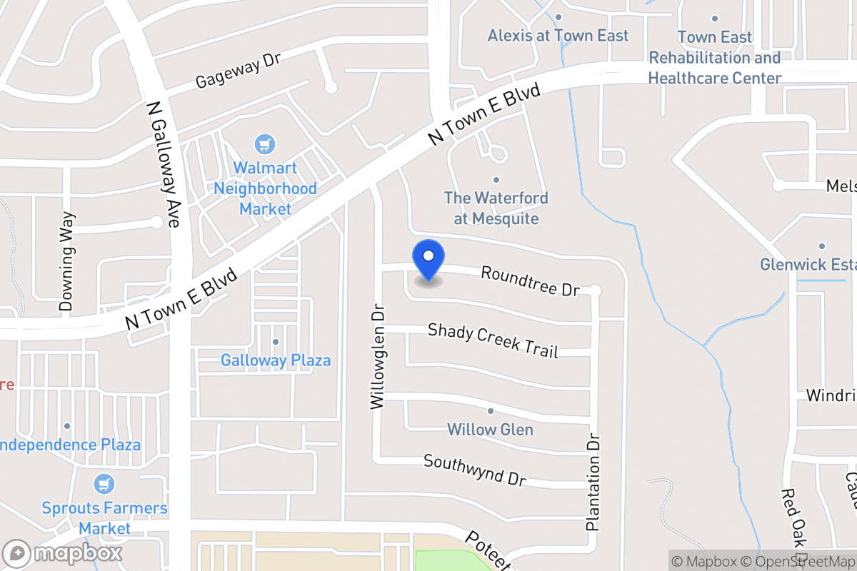 Map of 714 Roundtree Dr
