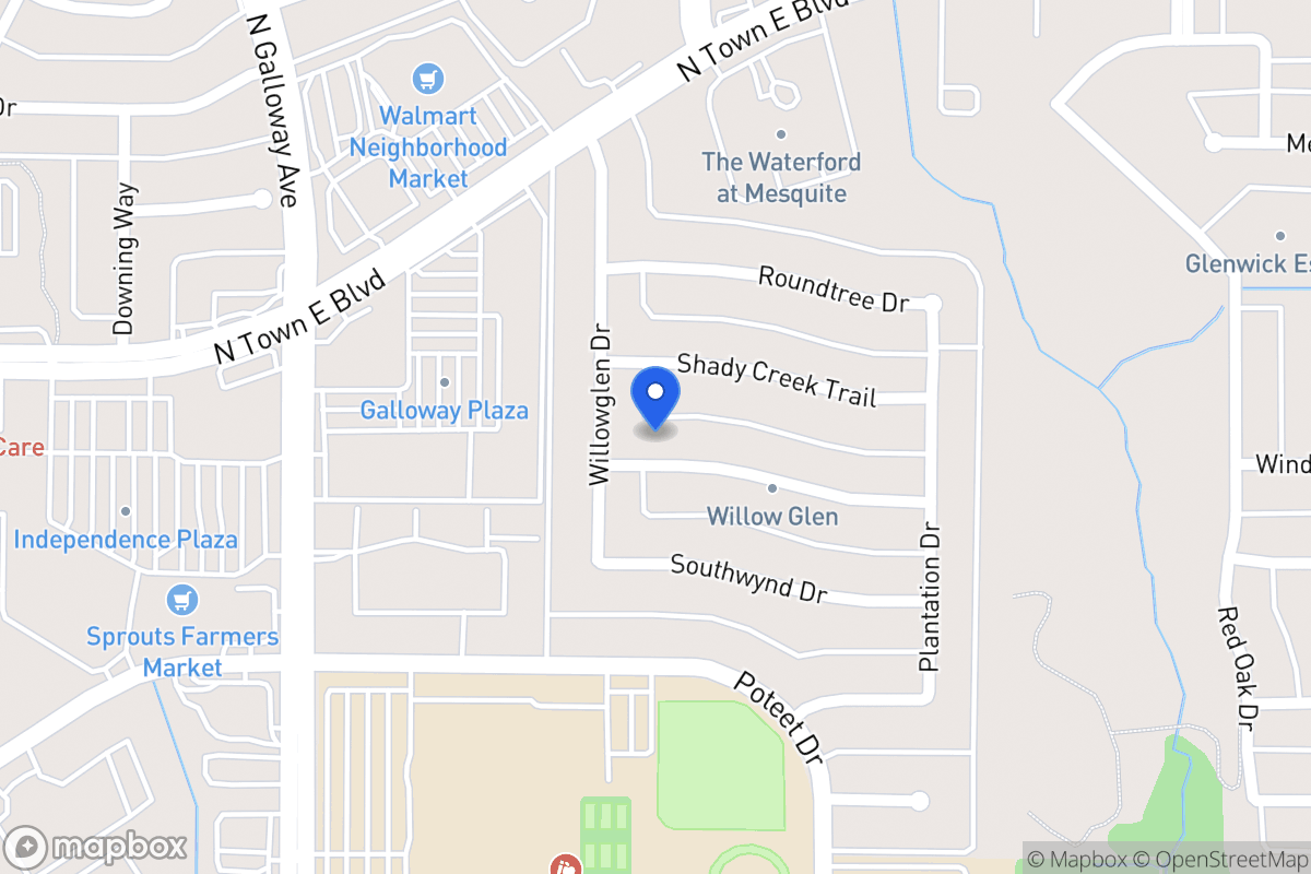 Map of 723 Rosedown Ln