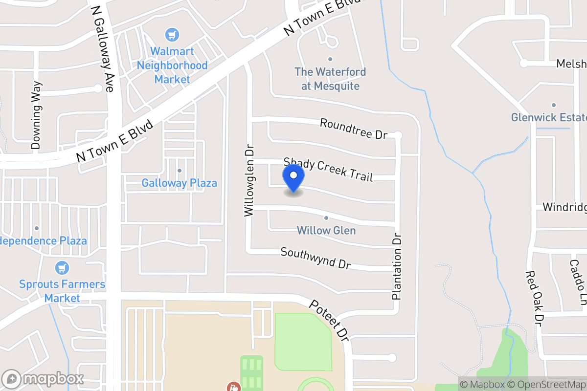 Map of 715 Rosedown Ln