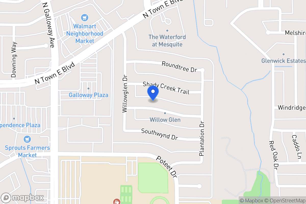 Map of 711 Rosedown Ln