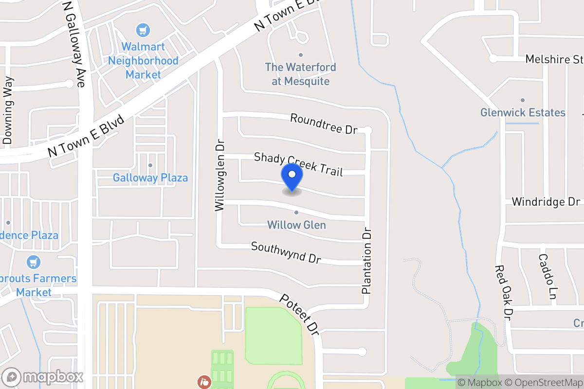 Map of 703 Rosedown Ln