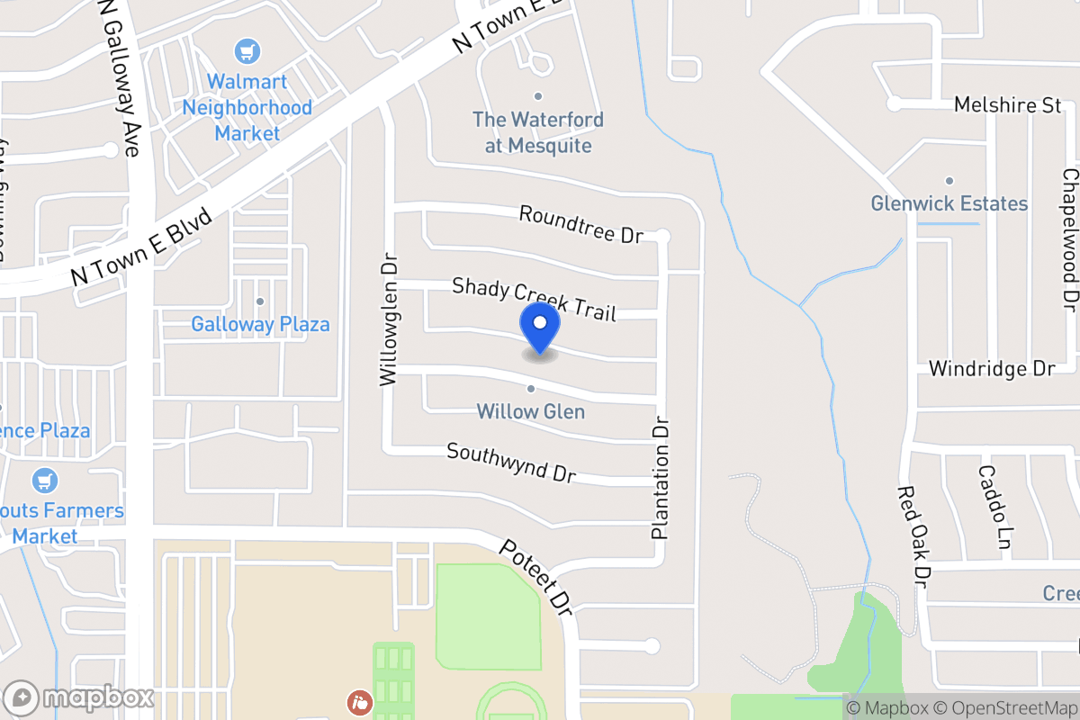 Map of 627 Rosedown Ln