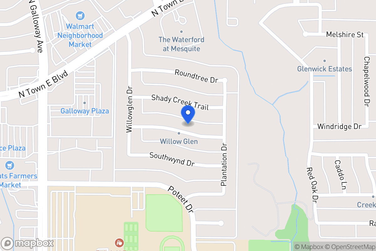 Map of 623 Rosedown Ln