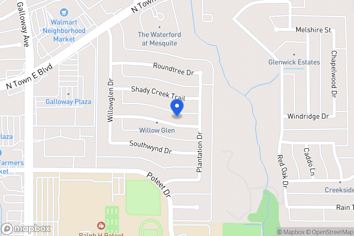 Map of 615 Rosedown Ln