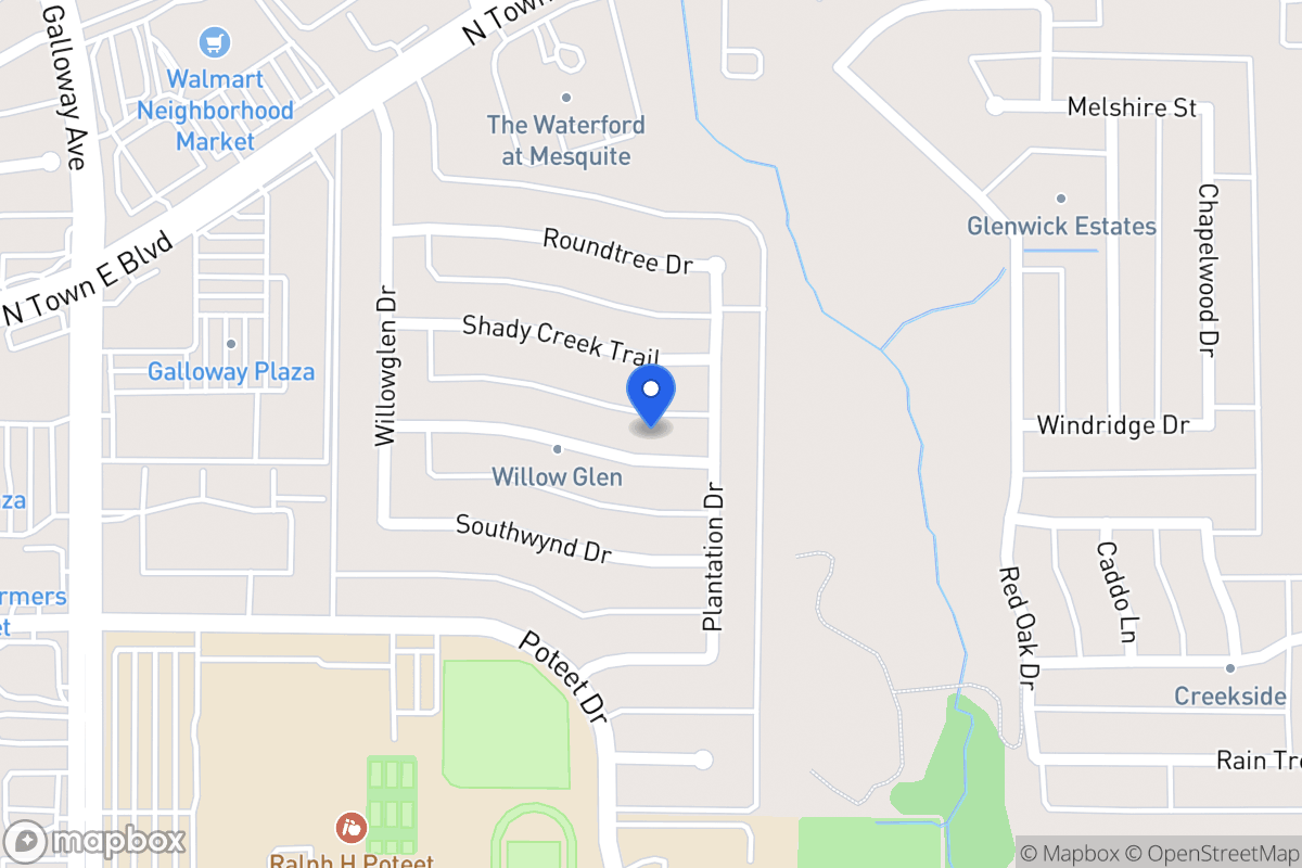 Map of 611 Rosedown Ln