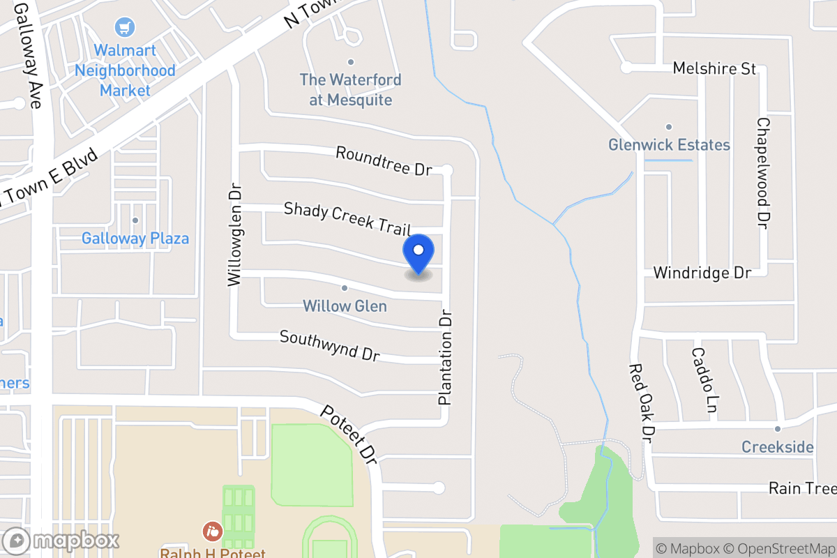Map of 607 Rosedown Ln