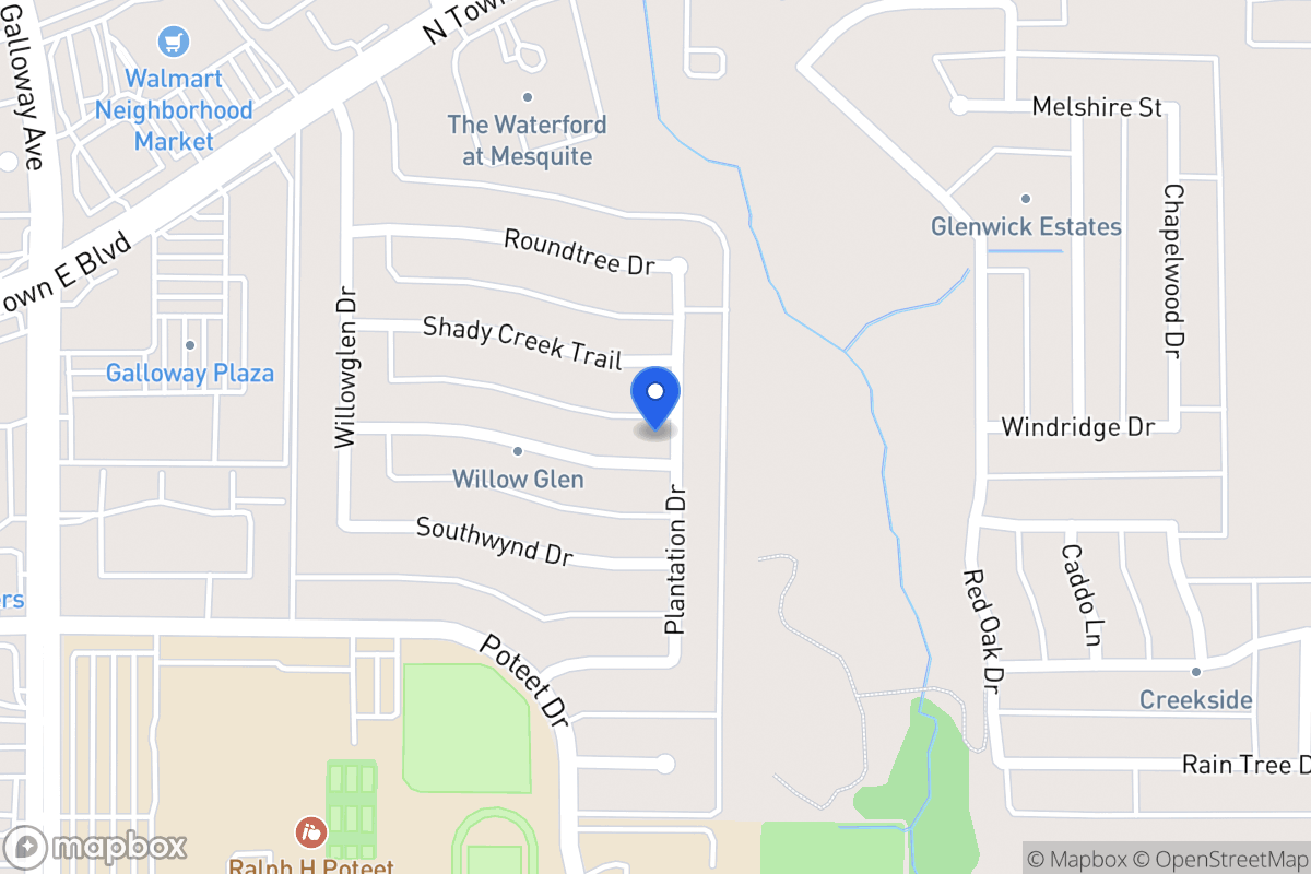 Map of 603 Rosedown Ln