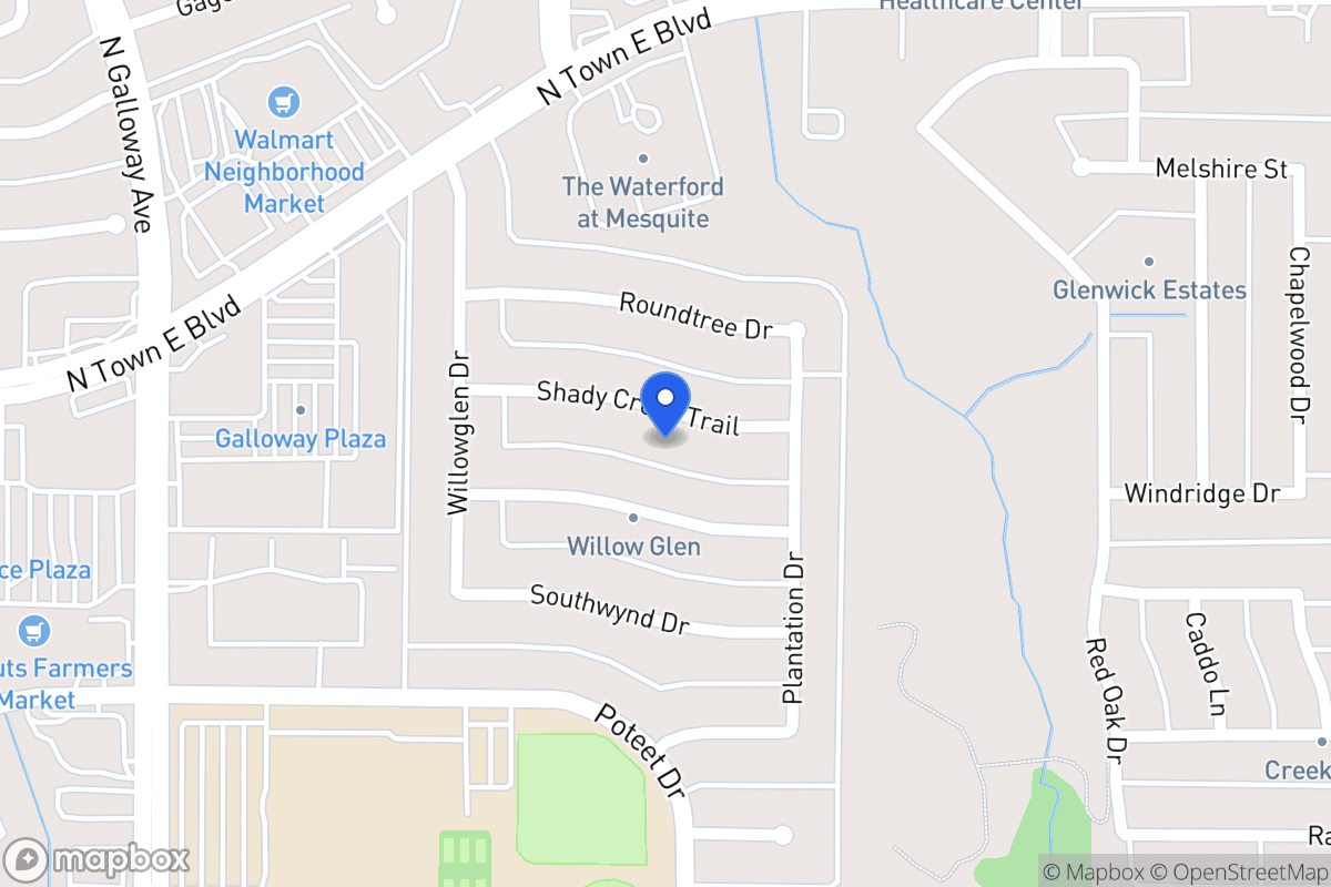 Map of 620 Shady Creek Trl