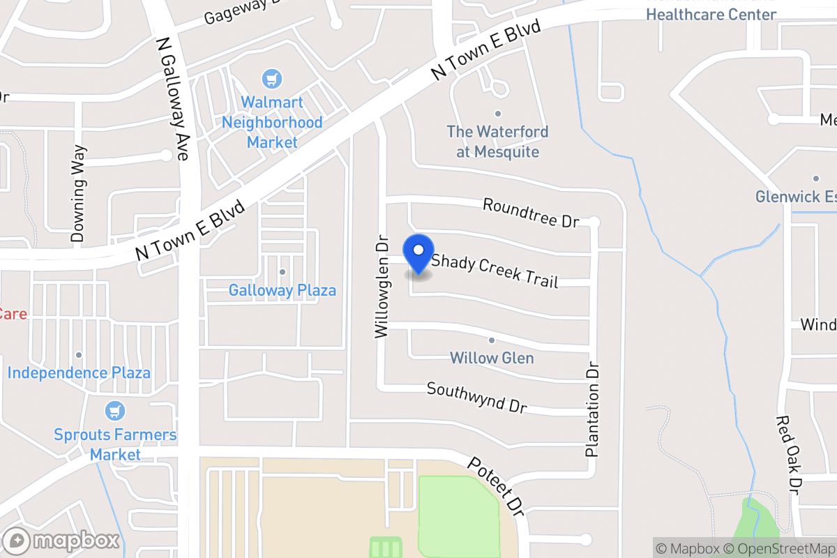 Map of 716 Shady Creek Trl