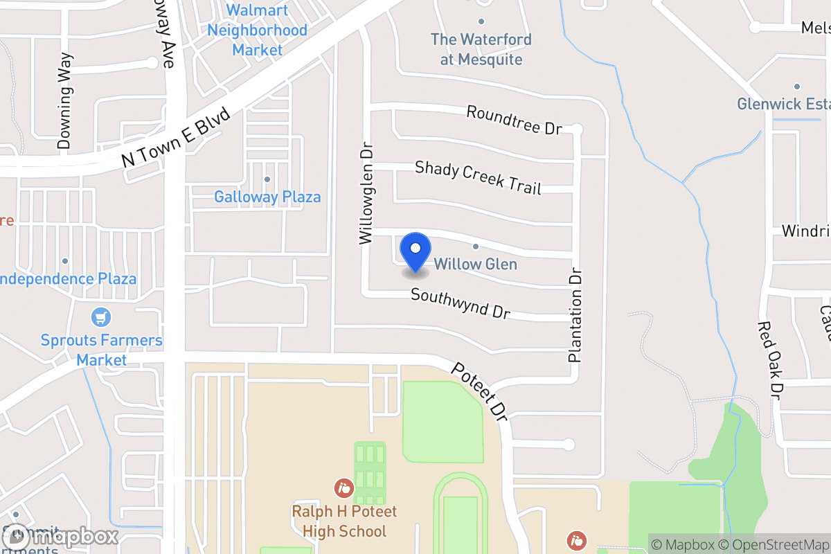 Map of 717 Southwynd Dr