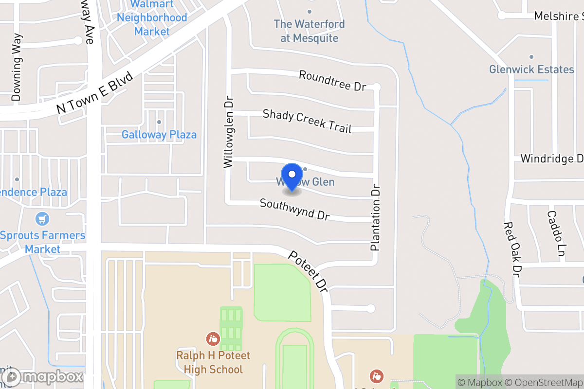 Map of 705 Southwynd Dr
