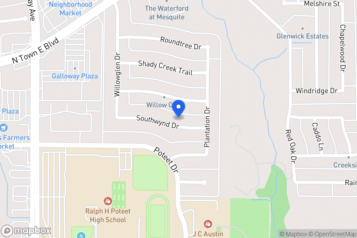 Map of 617 Southwynd Dr