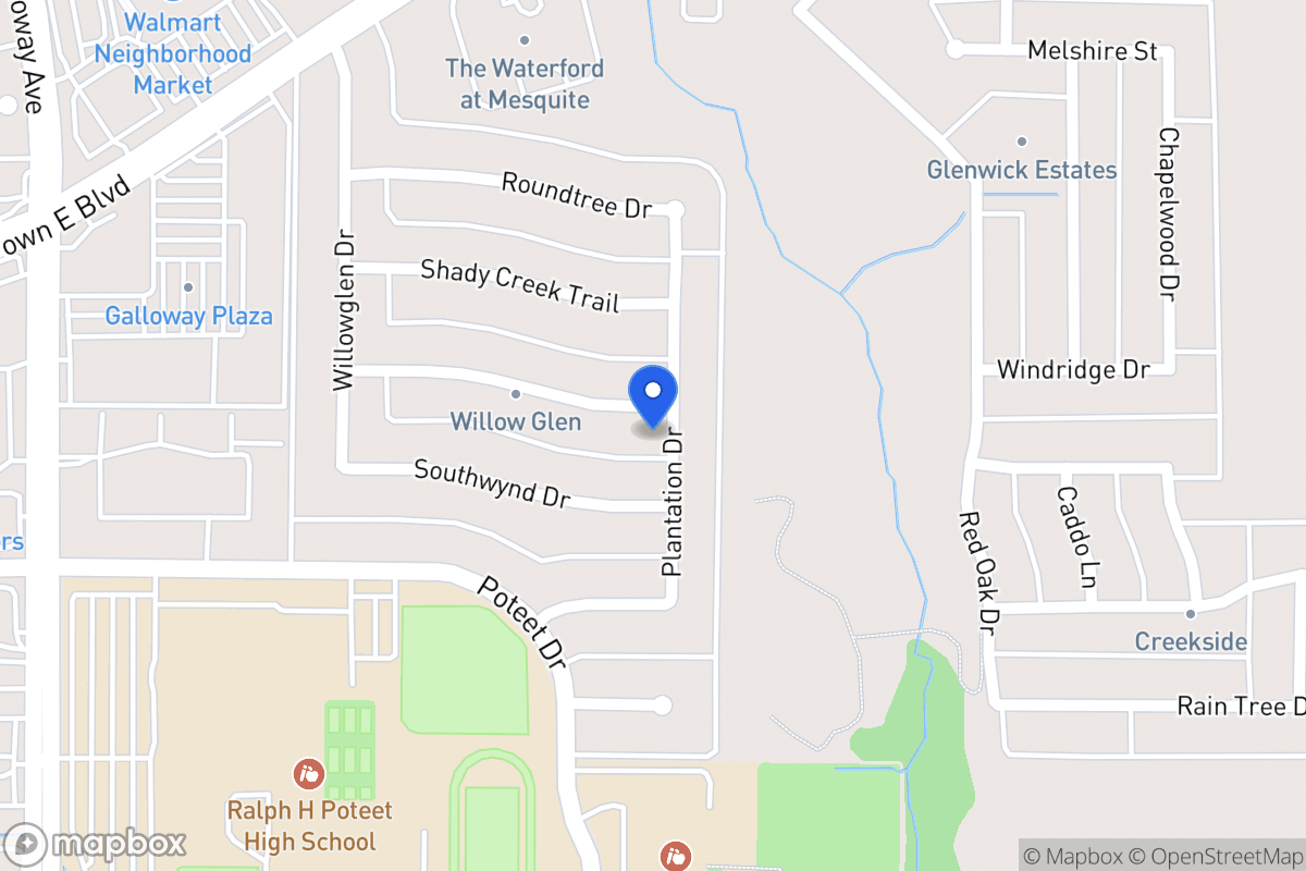 Map of 602 Rosedown Ln