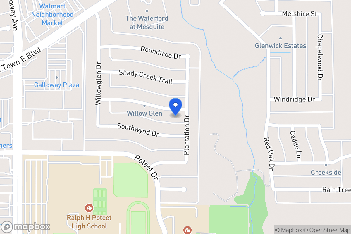 Map of 606 Rosedown Ln