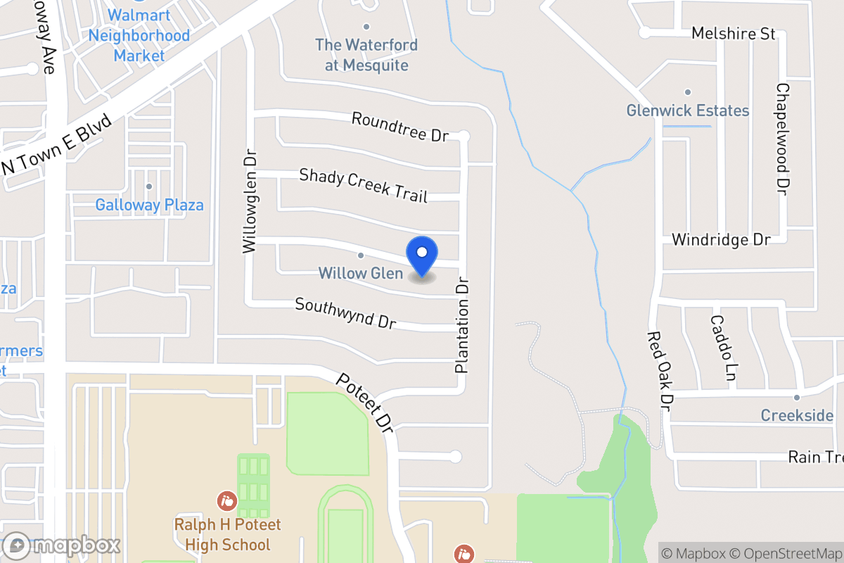 Map of 610 Rosedown Ln