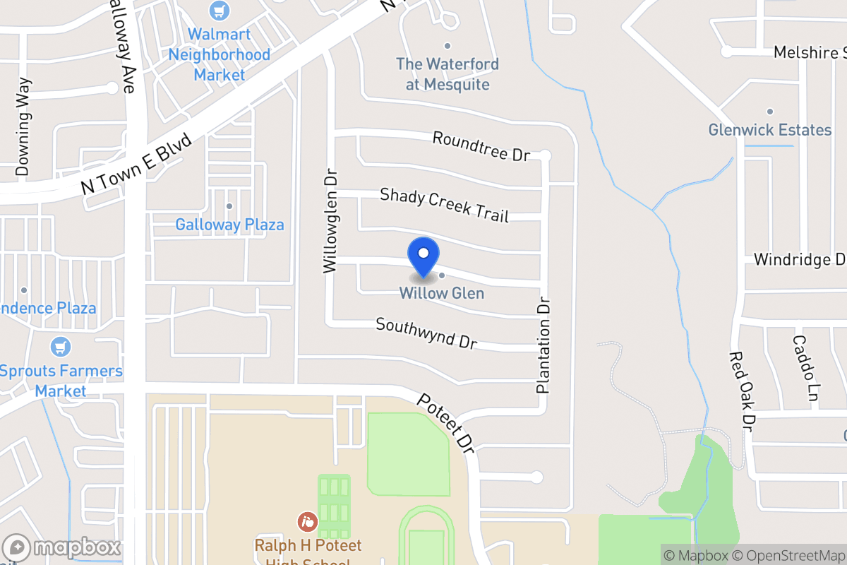 Map of 702 Rosedown Ln