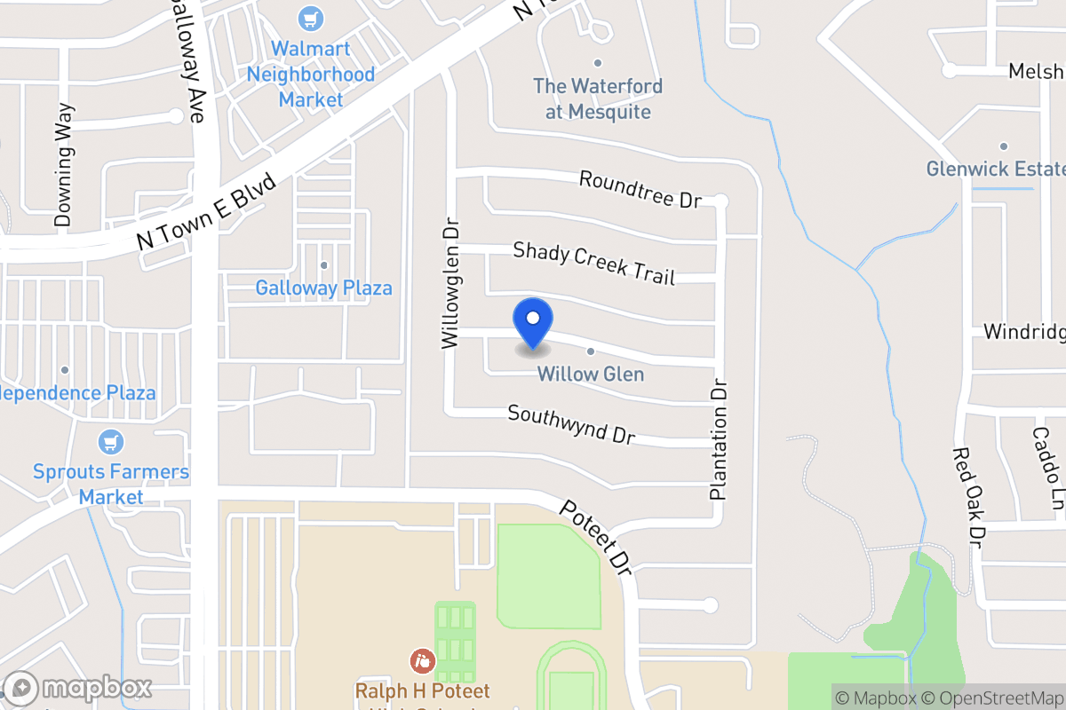 Map of 710 Rosedown Ln