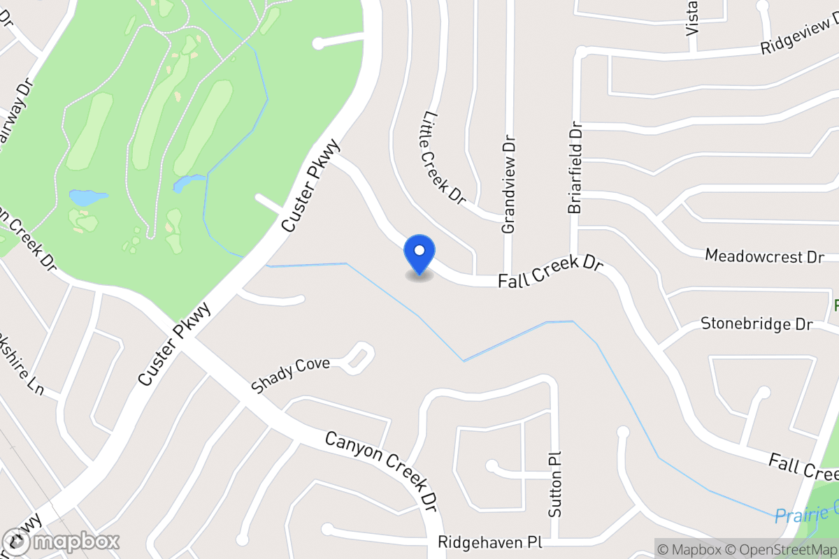 Map of 425 Fall Creek Dr
