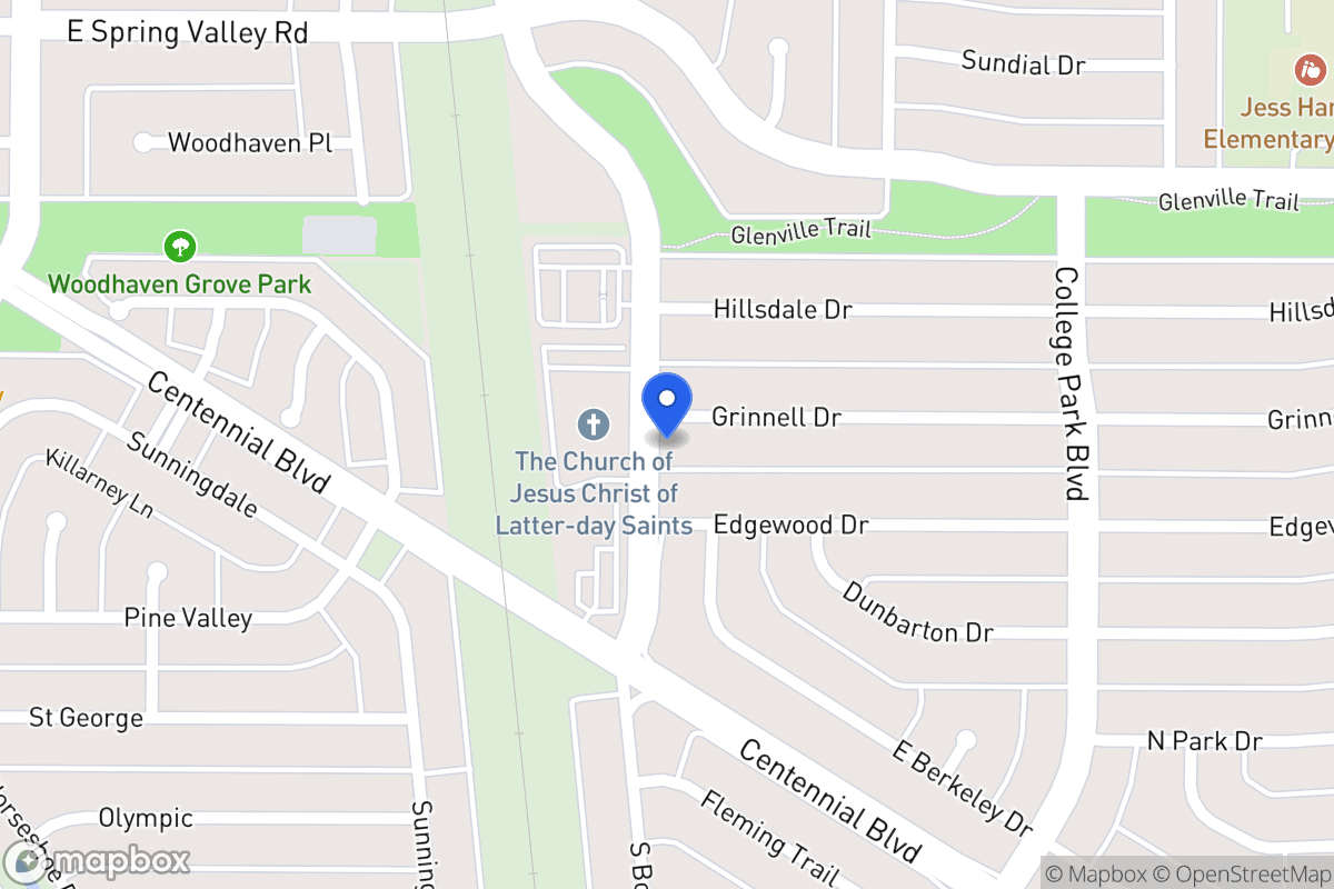 Map of 800 Grinnell Dr