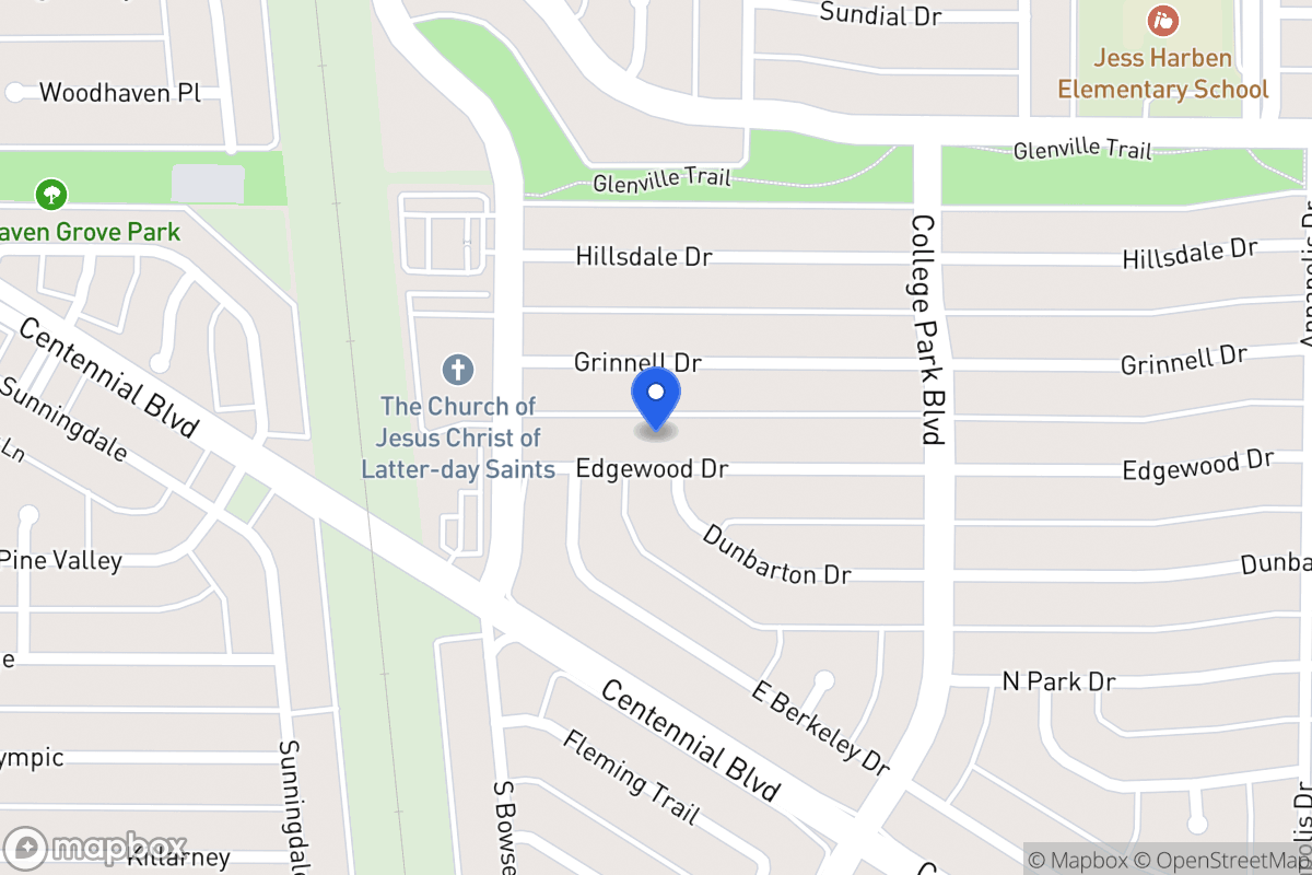 Map of 811 Edgewood Dr