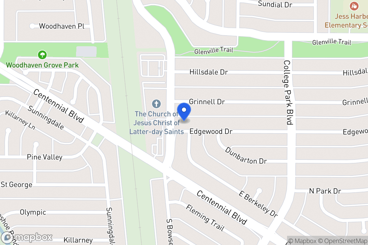 Map of 803 Edgewood Dr