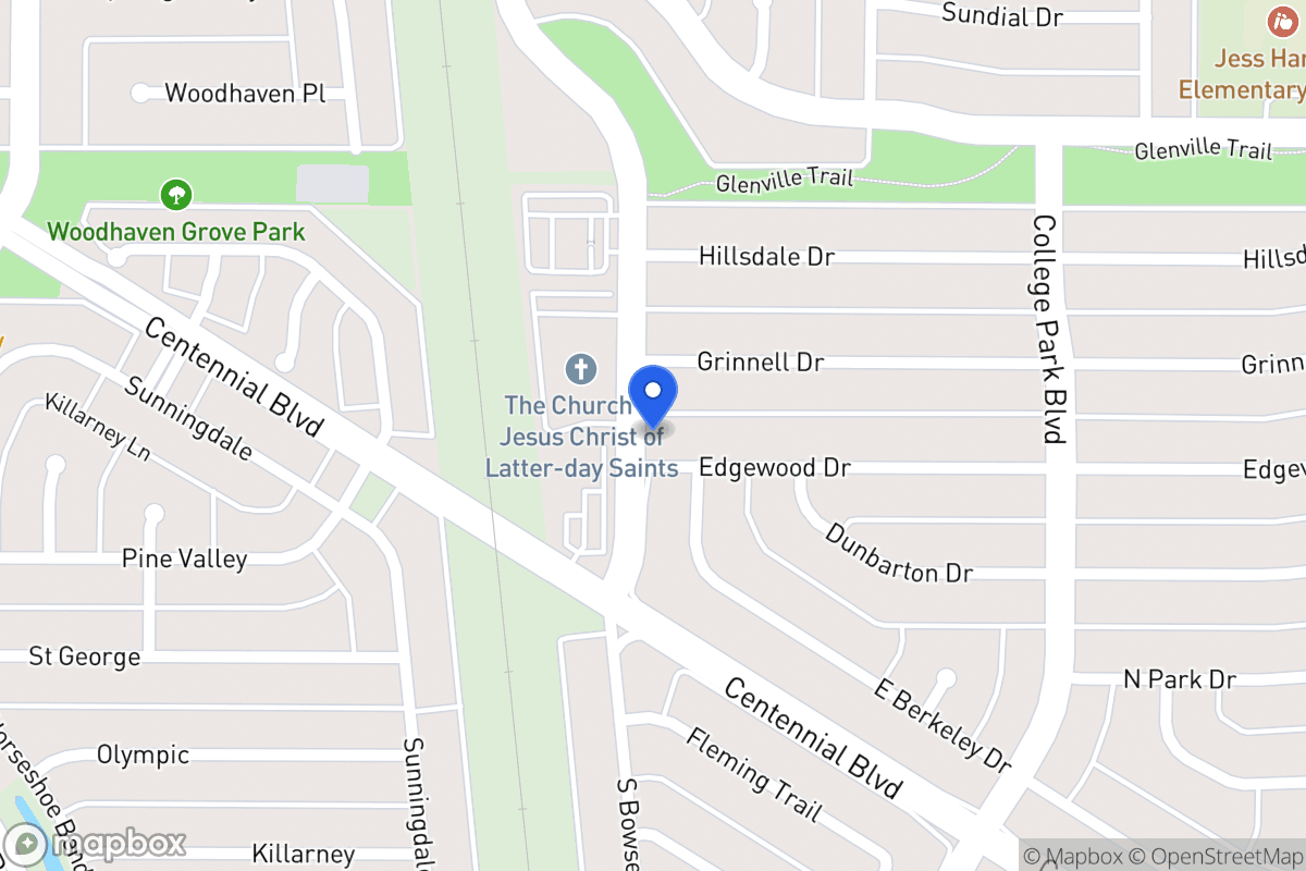 Map of 801 Edgewood Dr