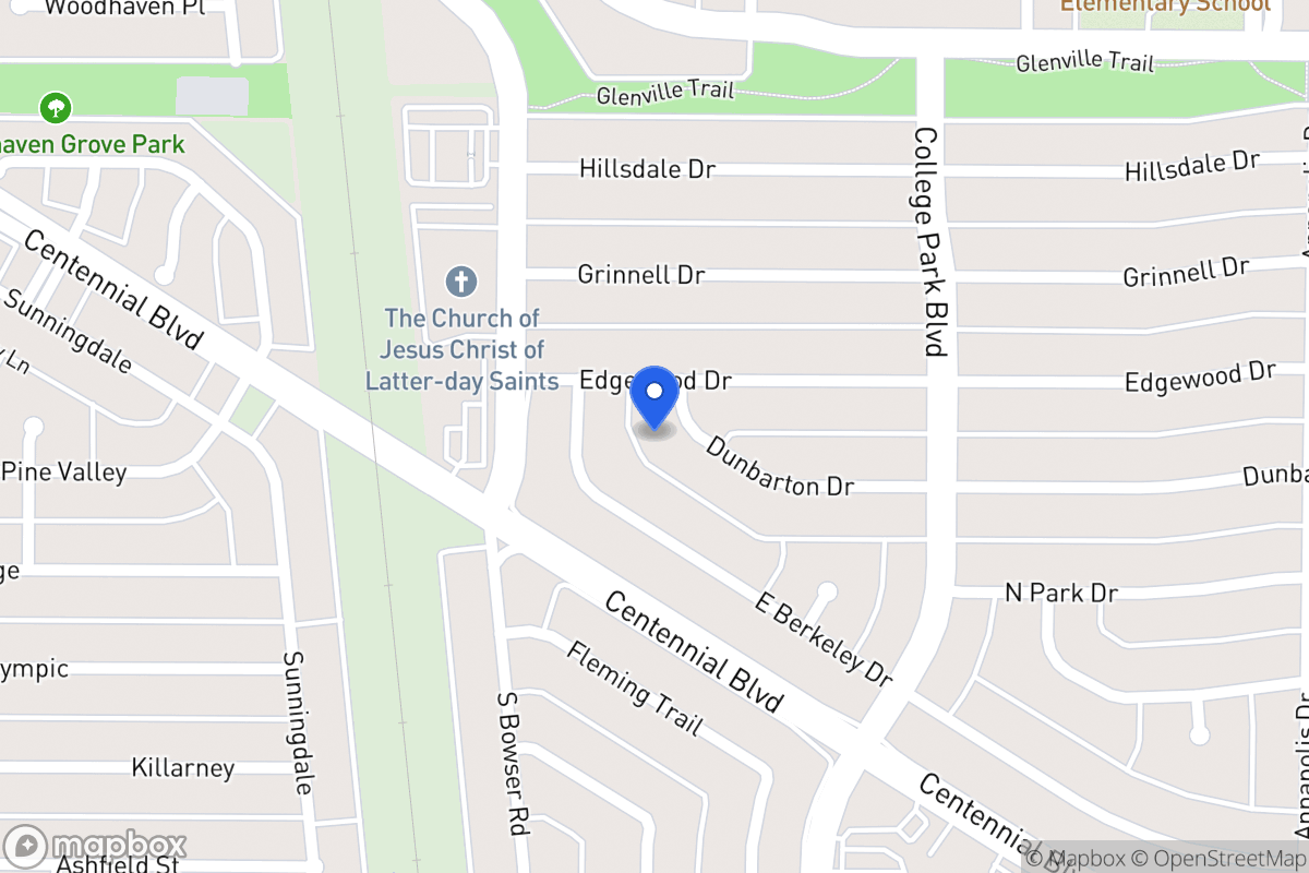 Map of 902 Dunbarton Dr