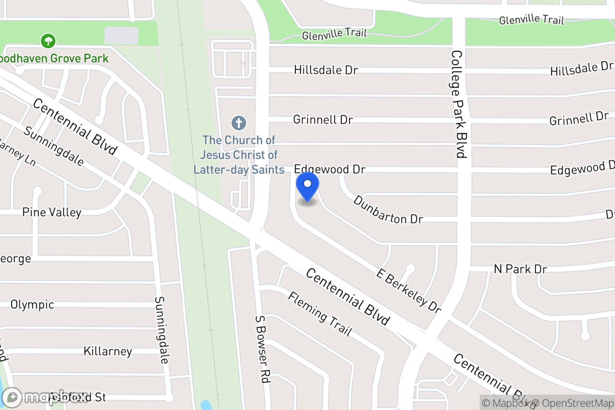 Map of 905 Berkeley Dr