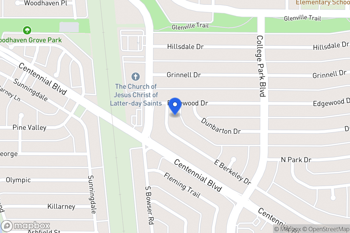 Map of 903 E Berkeley Dr