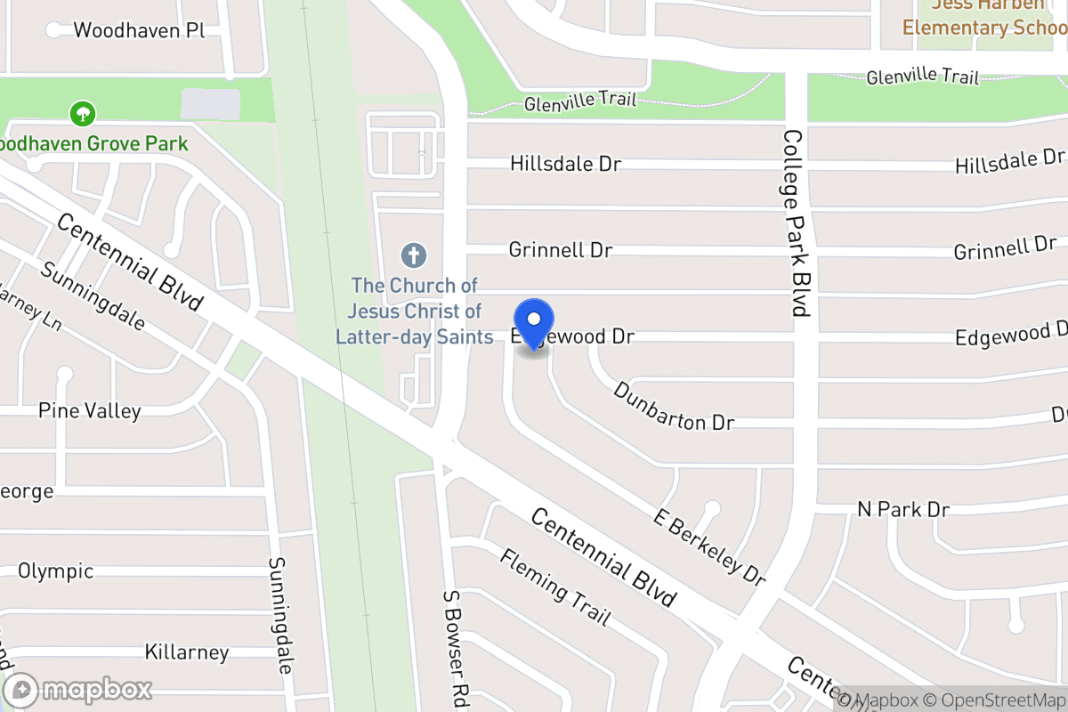 Map of 901 E Berkeley Dr